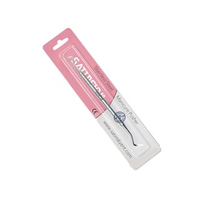 Pousse-cuticules double face en acier inoxydable, outils professionnels pour manucure et pédicure, réutilisable, pour l'élimination des peaux mortes - Product Image 4