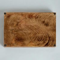 Großhandel kunden spezifische kunden spezifische Couch tisch Servier platte Holz tablett großes Serviert ablett mit Griff für Obst Essen & Teller