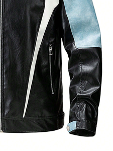 Chaqueta de Motociclista Personalizada para Hombre, de Piel de Becerro Genuina, Chaqueta de Alta Calidad para Hombre, Piel de Becerro Personalizada - Product Image 5