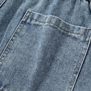 Shorts en denim de coton classiques Tissu de haute qualité Finition d'impression lisse Shorts en denim de coton tendance Tissu extensible Imprimé audacieux - Product Image 5