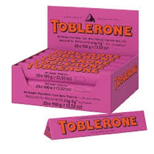 Barra de Chocolate Tobleronee de 400g - Chocolate Negro Tobleronee de 100g / Todos los Sabores de Tobleronee de 100g - Product Image 1
