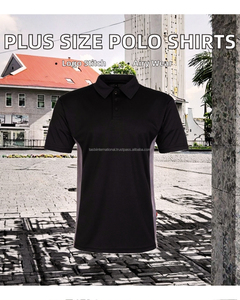 Polos premium de talla grande para hombre con detalles bordados, polos de talla grande para hombre, camisas bordadas para hombres grandes y altos - Product Image 2