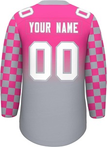 Wholesale Custom <b>Ice</b> Hockey Jersey OEM Factory Price Durable Polyester Sublimation Quick Dry Breathable Teamwear Uniform - Product Image 2
