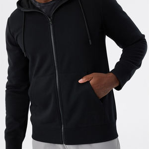 Vente en gros de pull de haute qualité 350 GSM pour hommes impression numérique personnalisée sweats à capuche zippés polyester/coton hiver 2 pièces - Product Image 6