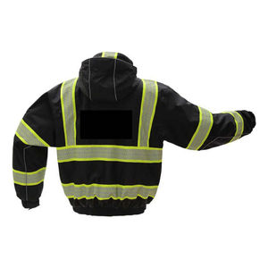 Chaqueta de seguridad de alta visibilidad de invierno para hombre Chaqueta impermeable con mangas largas Chaqueta DE TRABAJO DE SEGURIDAD reflectante - Product Image 6