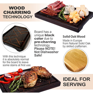 Slice Boards Marvelous Designer Forma y tamaño personalizados Hechos a mano Top Selling Kitchen Prep Boards Home and Kitchen Cutter Block - Product Image 3