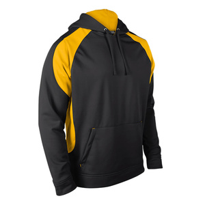 Sweats à capuche en molleton de coton épais pour hommes avec techniques d'impression bouffante Vente en gros unisexe - Product Image 4