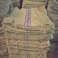 Sacs en jute à motif léopard d'occasion avec longues poignées en corde ou en ruban pour fermes, entrepôts ou stockage - Livraison rapide et prix avantageux