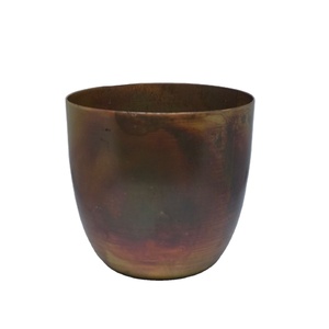 Luxury Designer Metal Iron Rustic Candle <b>Jar</b> Best Selling Table Top Home Decoration Candle Vessel - Product Image 1