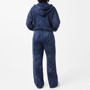 Chándal Deportivo con Cremallera para Mujer, Estilo Americano, Dos Piezas, Marca Privada, Demanda en EE. UU., Chándal de Algodón/Felpa, MOQ Bajo de Fábrica - Product Image 5