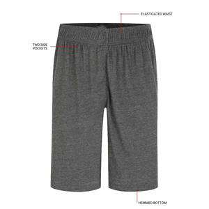 High Quality Unisex Casual <b>Men</b> Sweat <b>Shorts</b> Breathable <b>Elastic</b> <b>Waist</b> Sweat <b>Shorts</b>, Solid Color <b>Shorts</b> For <b>Men</b> - Product Image 3
