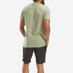 Camiseta de Manga Corta de Algodón Personalizada Unisex, Camiseta Deportiva Informal de Verano para Hombre, Ropa Deportiva de Gimnasio, Camiseta de Punto al por Mayor con Logotipo Frontal - Product Image 5