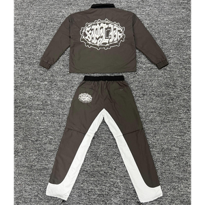 ชุดวอร์มมีฮู้ดสำหรับผู้ชาย450GSM พิมพ์ลายเฟรนช์เทอร์รี่100% เต็มตัวกำหนดได้เอง - Product Image 4