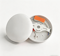Plafonnier LED sans cadre en PP, dimmable, 18W, 3000K/4000K/6500K CCT, minimaliste, salon, IP20, CE, CB, EMC
