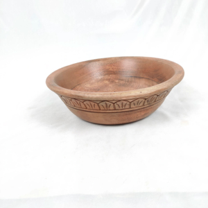Bol de service vintage en bois unique, fait main, écologique, pour les fêtes, la maison, les hôtels et les restaurants, option de logo personnalisé, origine Inde - Product Image 1