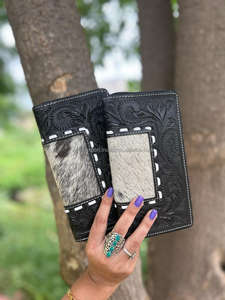 กระเป๋าคลัทช์หนังขนสัตว์แท้สไตล์ตะวันตกสำหรับผู้หญิงกระเป๋าสตางค์หนังเครื่องมือทันสมัยขายดี - Product Image 3