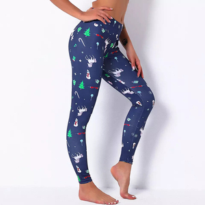 Pantalon de yoga sans couture pour femmes taille haute Leggings d'entraînement personnalisés gratuits avec motif solide pour Fitness Gym Prix bon marché pour adultes - Product Image 6