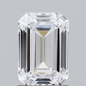 2.18ct Emerald Cut Lab-grown Diamond IGI Certified E Color VVS2 Clarity Lab-Stone - Product Image 1