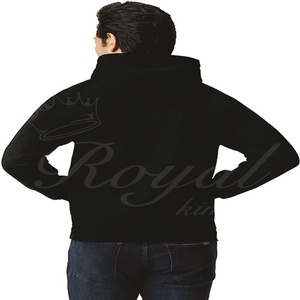 เสื้อมีฮู้ดผ้าฝ้าย100% ธรรมดากำหนดเอง270gsm ผู้ชายโอเวอร์ไซส์ - Product Image 3