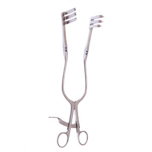 <strong>Beckmann</strong>-Adson Laminectomy <strong>Retractor</strong> with 3x3 Sharp Prongs Surgical <strong>Beckmann</strong>-Adson <strong>Retractor</strong> with Ratchet Lock - Product Image 3