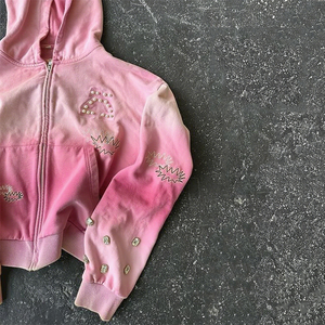 Sweat-shirt à capuche pour homme, blocs de couleur, logo personnalisé, pull décontracté, streetwear - Product Image 3