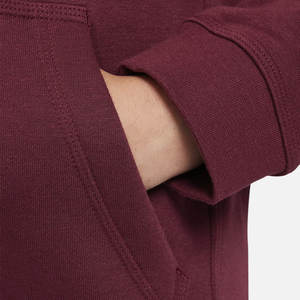 OEM Custom Youth <b>Hoodie</b> <b>Burgundy</b> Maroon Fleece Pullover Kids Sweatshirt Drawstring Free Safety Design Factory Wholesale Low MOQ - Product Image 6