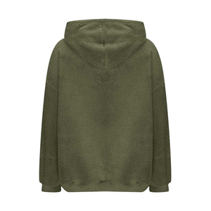 Marque privée de bonne qualité de sweats à capuche Sherpa pour femmes Concevez votre propre fait sur mesure à bas prix sweats à capuche en polaire Sherpa pour femmes - Product Image 5