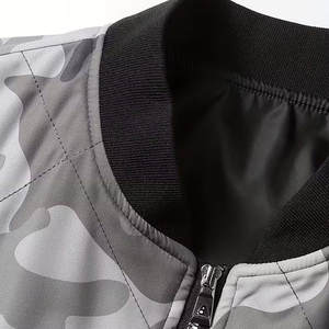 Chaqueta de bombardero de hombre personalizable ligera de invierno más vendida con tela de poliéster 100% de calidad superior - Product Image 3