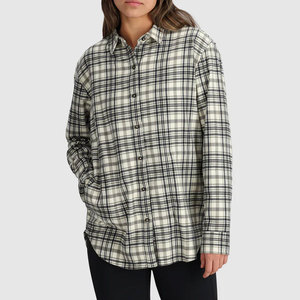 Camisa de Franela de Manga Larga con Botones y Logotipo Personalizado para Hombre, 100% Algodón, Anti-UV y Transpirable - Product Image 2