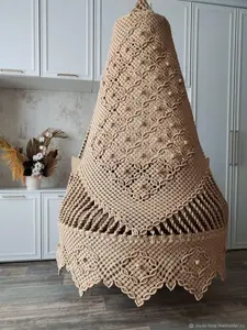 Isar International's Best Price Premium Handwoven <b>Macrame</b> <b>Swing</b> <b>Chair</b> for Living Room & Bedroom Home Decor - Product Image 2