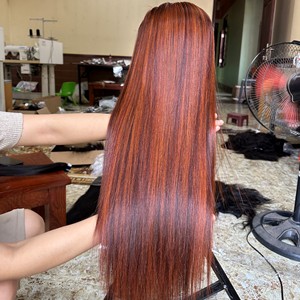 Vente chaude personnalisable vietnamien 13x4 & 13x6 dentelle avant perruque de cheveux humains dentelle transparente os droite avec expédition DHL - Product Image 1