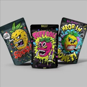 Bolsas Mylar Personalizadas de Grado Alimenticio, Resellables, a Prueba de Olores y Niños, con Cierre Ziplock, para Tabaco y Alimentos de Bebé (100 unidades) - Product Image 4