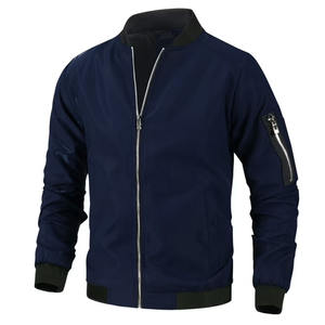 Venta al por mayor mejor diseño hombres y mujeres chaquetas de bombardero ligeras Color sólido largo transpirable para la temporada de invierno servicio OEM - Product Image 1
