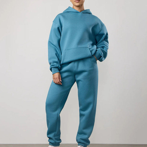 Conjunto Deportivo Personalizado con Logotipo 2025 para Mujer, Conjuntos Deportivos y Sudaderas Unisex al por Mayor, Sudaderas con Capucha y Pantalones Deportivos de Algodón Grueso - Product Image 1