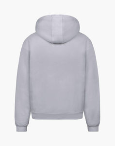 เสื้อฮู้ดดี้โอเวอร์ไซส์ทรงหลวมสำหรับฤดูหนาว 350gsm 2 ชิ้น สตรีทแวร์สั่งทำพิเศษ ปักลายเชนิลล์ ดิจิตอล ผ้าฝ้ายผสม - Product Image 5