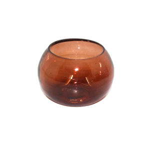 Lot de 2 bocaux à bougies votives en verre rose de conception moderne de taille moyenne décorations de Noël et de Pâques pour les occasions festives - Product Image 3
