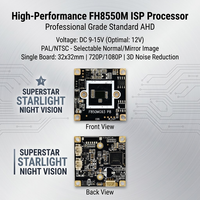 Module de caméra PCBA 32x32mm 2MP AHD 1080P SC200AI FH8550M Vision Nocturne Starlight Garantie 1 An pour Rétroviseur de Streaming