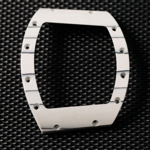 Black Tonneau Carbon Fiber <b>Watches</b> <b>Case</b> NH35 8215 Sw200 9015 Barrel Cover of Watchcase Parts Custom Manufacturer CNC Machined - Product Image 2