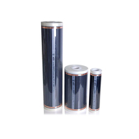 Película Calefactora PTC para Piso XiCA, Fabricada en Corea, Calefactor de Piso para Uso en Hoteles, Diseño Moderno, 110-230V, 60-400W/m, Eficiente Energéticamente