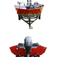 W558L Bateau de basse entièrement en aluminium compatible avec le bateau en aluminium Kimple