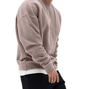 Sudadera Personalizada con Cuello Redondo para Hombre, Talla Grande, de Primera Calidad, de Algodón y Felpa, Cálida, Cómoda, Informal, Estilo Urbano - Product Image 6