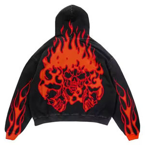 เสื้อมีฮู้ดสวมหัวสำหรับผู้ชายเสื้อมีฮู้ดแบบสวมหัวคอตตอนฤดูหนาวผ้าฝ้าย100% พิมพ์ลายออกแบบได้ตามต้องการ - Product Image 3