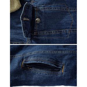 Chaqueta Vaquera Personalizada para Hombre, Larga, Elástica, Transpirable, Resistente al Viento, de Algodón, Primavera, Lisa, con Logotipo Frontal, Talla Grande, HI 2026 - Product Image 3