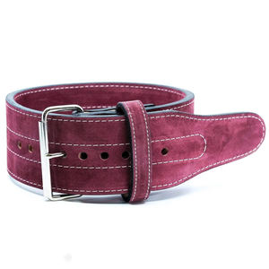 Cinturones de Gimnasio de Cuero Genuino Grueso de Doble Hebilla Personalizados para Sentadillas, Peso Muerto, Entrenamiento de Fuerza, Levantamiento de Pesas y Potencia - Product Image 2