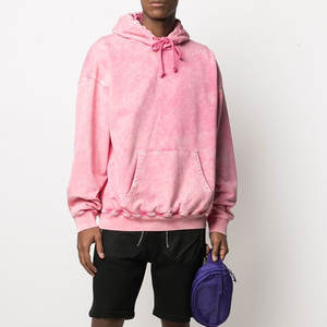 เสื้อฮู้ดผ้าฝ้ายแบบวินเทจซักกรดมีฮู้ดปักลายแบบวินเทจมี100% ใหม่ - Product Image 4