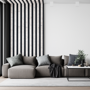 Paneles de Pared Decorativos Interiores de PVC Acanalado, Resistentes, Ecológicos, Duraderos, Impermeables, Modernos, para Taller, Sala de Estar, Sótano - Product Image 1