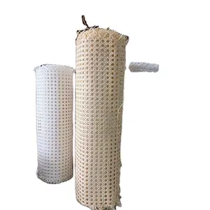 Best Price Rattan Plastic Wicker Vietnam Holiday PE Material Roll Packed Square Patterns Raw Best Quality Rattan <b>Cane</b> <b>Webbing</b> - Product Image 1