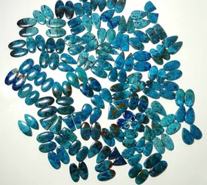 Par suelto de piedras preciosas de cabujón de cuarzo Shattuckite Natural de alta calidad para la fabricación de joyas, suministro al por mayor de precio superior - Product Image 3