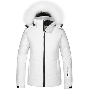 Veste d'hiver matelassée pour femme moderne et tendance, tissu tissé respirant, coupe-vent, construction isolée - Product Image 1