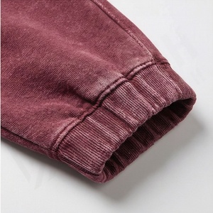 Pantalons Hip Hop épais, pantalons personnalisés, pantalons larges, pantalons de survêtement en coton, double taille, pantalons droits, pantalons de survêtement évasés pour hommes - Product Image 6